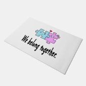 We horen bij elkaar deurmat (Schuin)