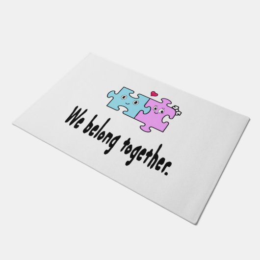 We horen bij elkaar deurmat (Schuin)