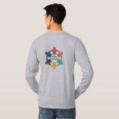 We horen bij elkaar heren t-shirt (Achterkant volledig)
