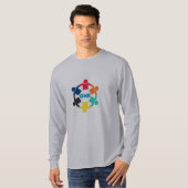 We horen bij elkaar heren t-shirt (Voorkant volledig)
