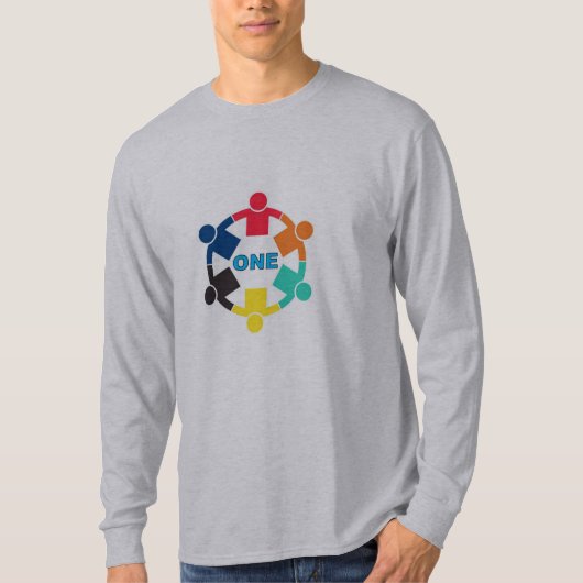 We horen bij elkaar heren t-shirt (Voorkant)