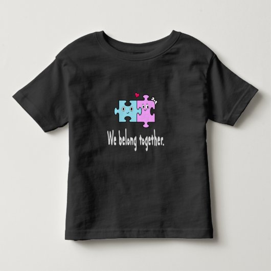 We horen bij elkaar kinder shirts (Voorkant)