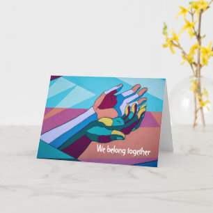 We horen bij elkaar, net als Yin & Yang Kaart