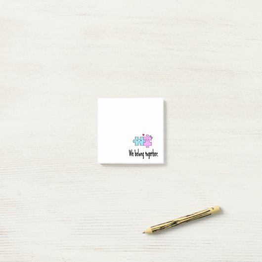 We horen bij elkaar post-it® notes (Op bureau)