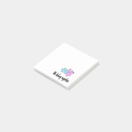 We horen bij elkaar post-it® notes (Schuin)