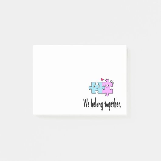 We horen bij elkaar post-it® notes (Voorkant)