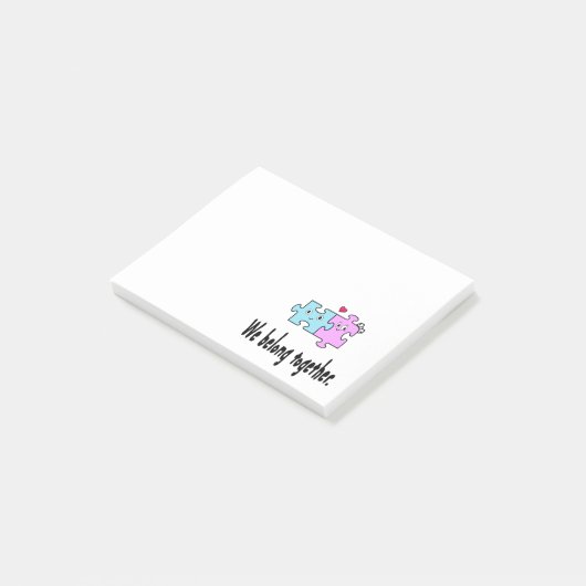 We horen bij elkaar post-it® notes (Schuin)