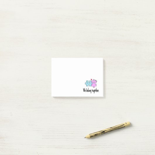We horen bij elkaar post-it® notes (Op bureau)