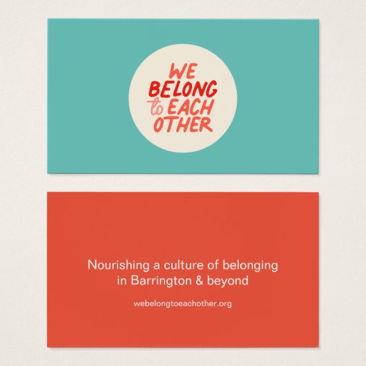 We horen bij elkaar - Roepende kaart (Voorkant /achterkant)