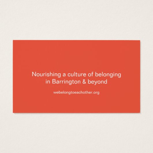 We horen bij elkaar - Roepende kaart (Achterkant)