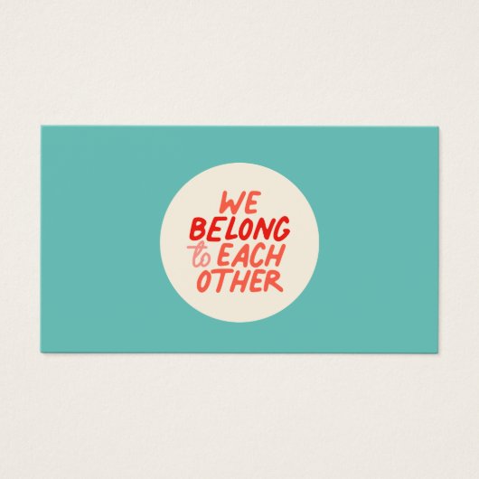 We horen bij elkaar - Roepende kaart (Voorkant)