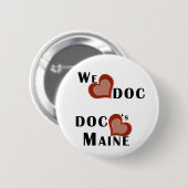 We horen Doc Ronde Button 5,7 Cm (Voorkant /achterkant)