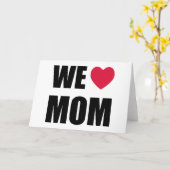 We horen mama - Moederdag Kaart (Gele Bloem)