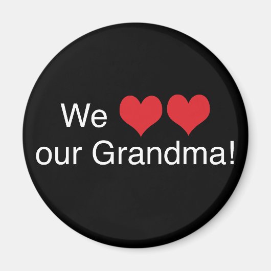 We horen oma magneet (Voorkant)