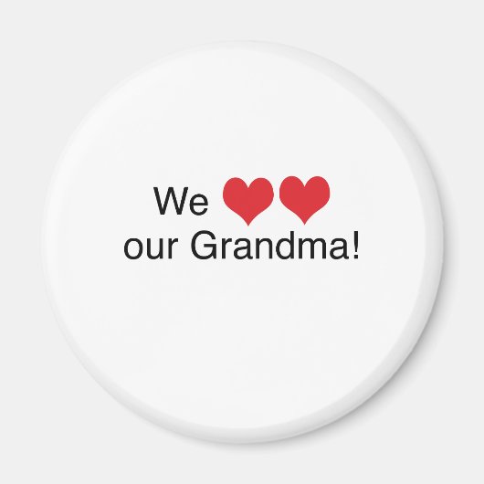 We horen oma magneet (Voorkant)