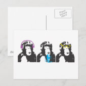 We horen, we spreken, we zien dingen briefkaart (Voorkant / Achterkant)