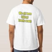 We houden allemaal van smerig Leeds scum T-shirt (Achterkant)