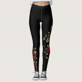 We houden altijd van Red Roses...... Leggings (Voorkant)