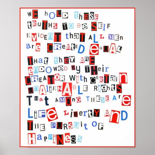 We houden deze waarheden... poster (Voorkant)