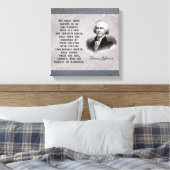 We houden deze waarheden - Thomas Jefferson Canvas Afdruk (Insitu (Slaapkamer))