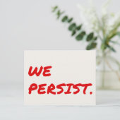 We houden het Briefkaart van de Rode Marker aan (Staand voorkant)