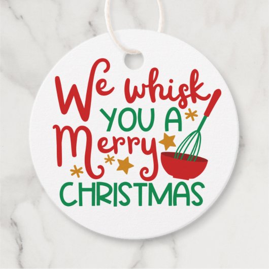We houden je een prettige kerst. bedankjes labels (Voorkant)