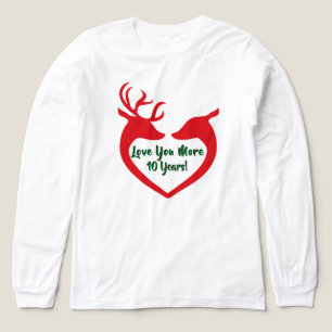 We houden meer van je: onze tiende kerst! T-Shirt