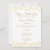 We houden nog steeds een gouden liefdesharten kaart (Voorkant)