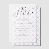 We houden nog steeds trouwdag vellum uitnodigingen (Offset (Uitnodiging))