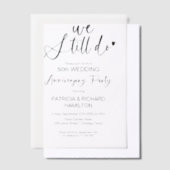 We houden nog steeds trouwdag vellum uitnodigingen (Offset)
