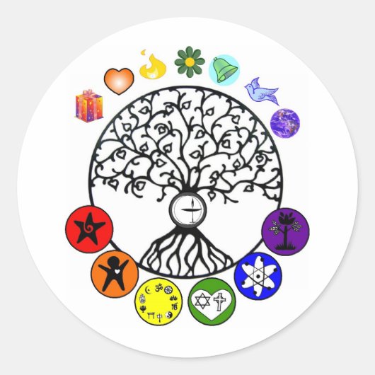 We houden onze beloften na ronde sticker (Voorkant)