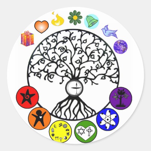 We houden onze beloften na ronde sticker (Voorkant)