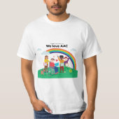 We houden van AAC - T-shirt (Voorkant)