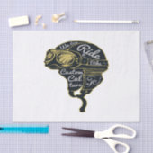 we houden van aangepaste fietsencultuur op de fiet tissuepapier (Craft)