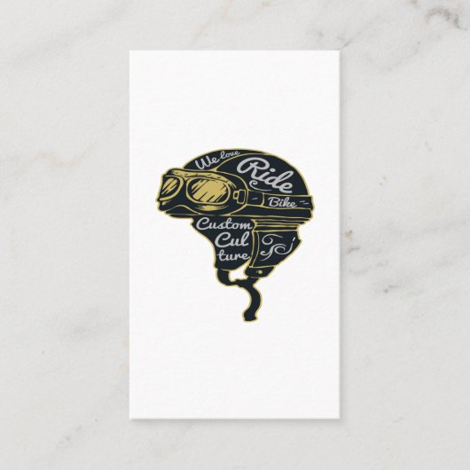 we houden van aangepaste fietsencultuur op de fiet visitekaartje (Voorkant)