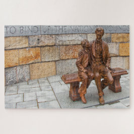 We houden van Abraham Licoln Virginia Legpuzzel