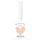 We houden van Abuela 2 Foto Cube Ornament (Voorkant)