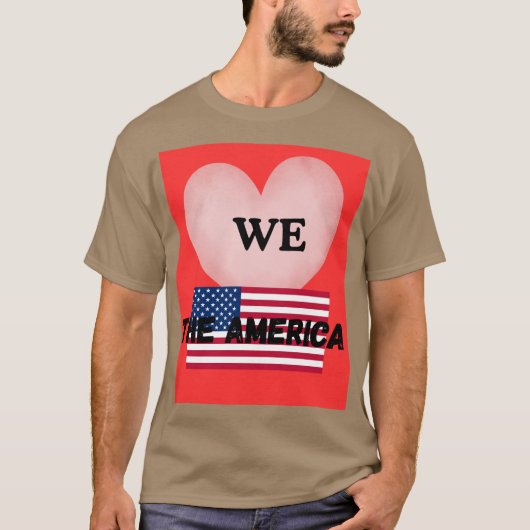 WE Houden van Amerika T-shirt (Voorkant)