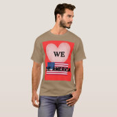 WE Houden van Amerika T-shirt (Voorkant volledig)