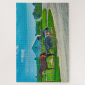 We houden van Amish Carraiges in Iowa. Legpuzzel (Verticaal)