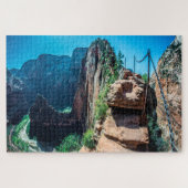 We houden van Angels Lake Utah Legpuzzel (Horizontaal)