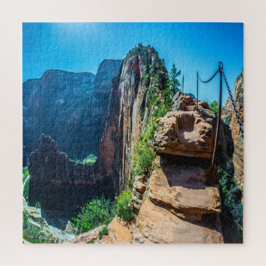 We houden van Angels Landing Utah Legpuzzel (Verticaal)