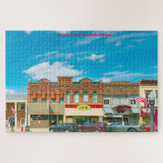 We houden van Baraboo Wisconsin. Legpuzzel (Horizontaal)