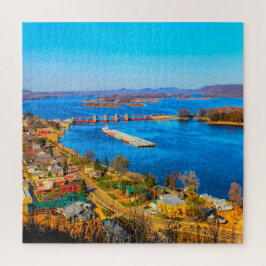 We houden van Bellevue Iowa. Legpuzzel