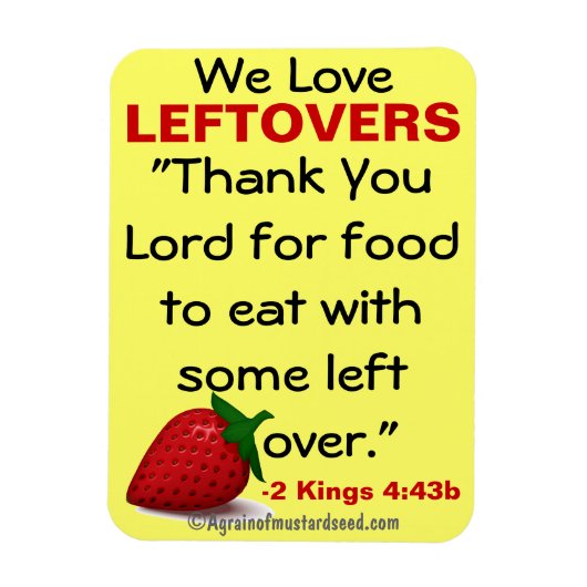 We houden van bijbelcitaat uit restjes magneet (Verticaal)