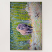 We houden van Bison in Wyoming Jigzaag Puzzle Legpuzzel (Verticaal)