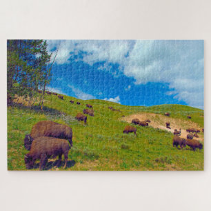 We houden van Bison Wyoming Legpuzzel