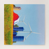 We houden van Boerderijen in Iowa. Legpuzzel (Horizontaal)