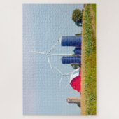 We houden van Boerderijen in Iowa. Legpuzzel (Verticaal)