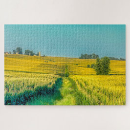 We houden van boerderijen in Iowa. Legpuzzel